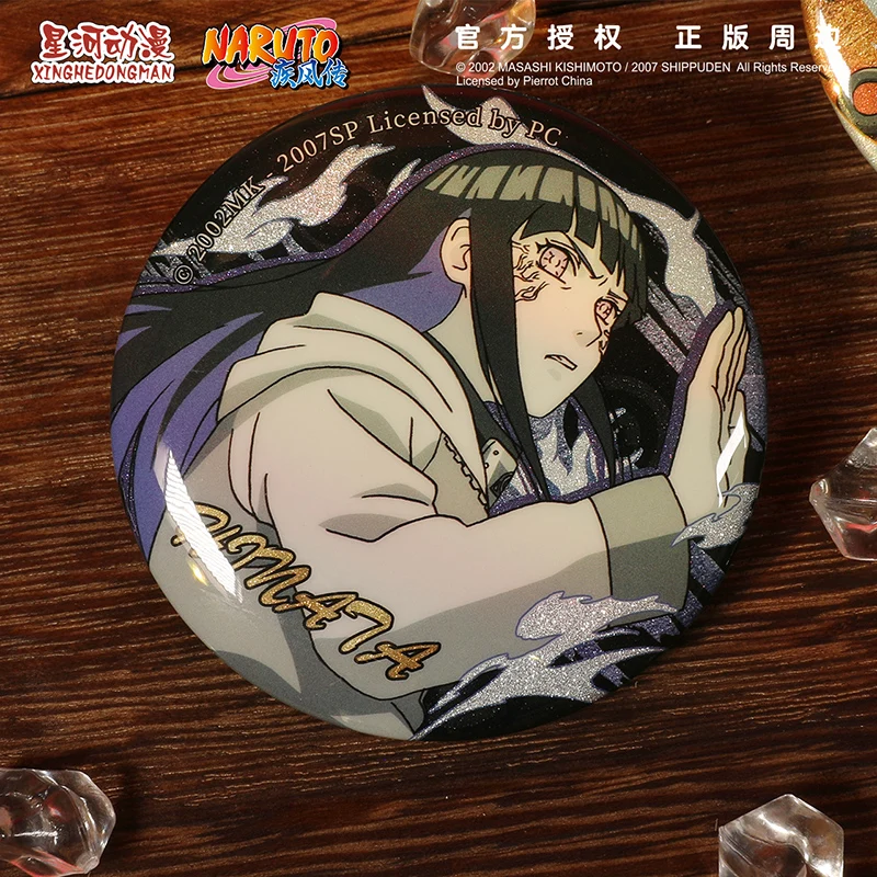 NARUTO 20th Year Uchiha Sasuke Haruno Sakura Hyuga Hinata Kakashi Minato Itachi China Official Authorization Cosplay Badge