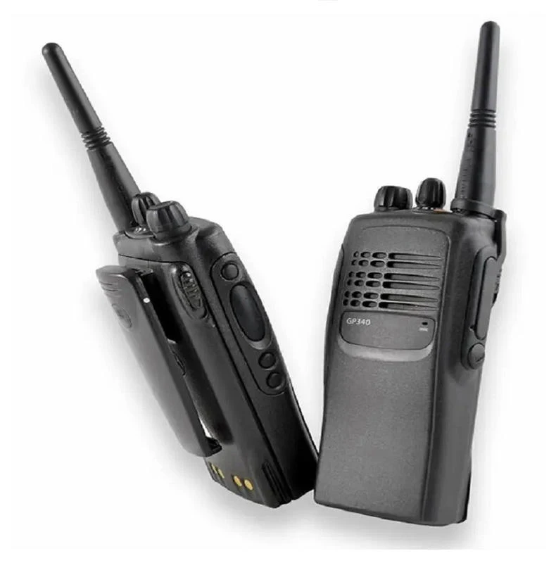 GP328 Long Range Wireless Long Range Transmitter Professional Handheld Ham Black Digital Mobile Radio Walkie Talkie for Motorola