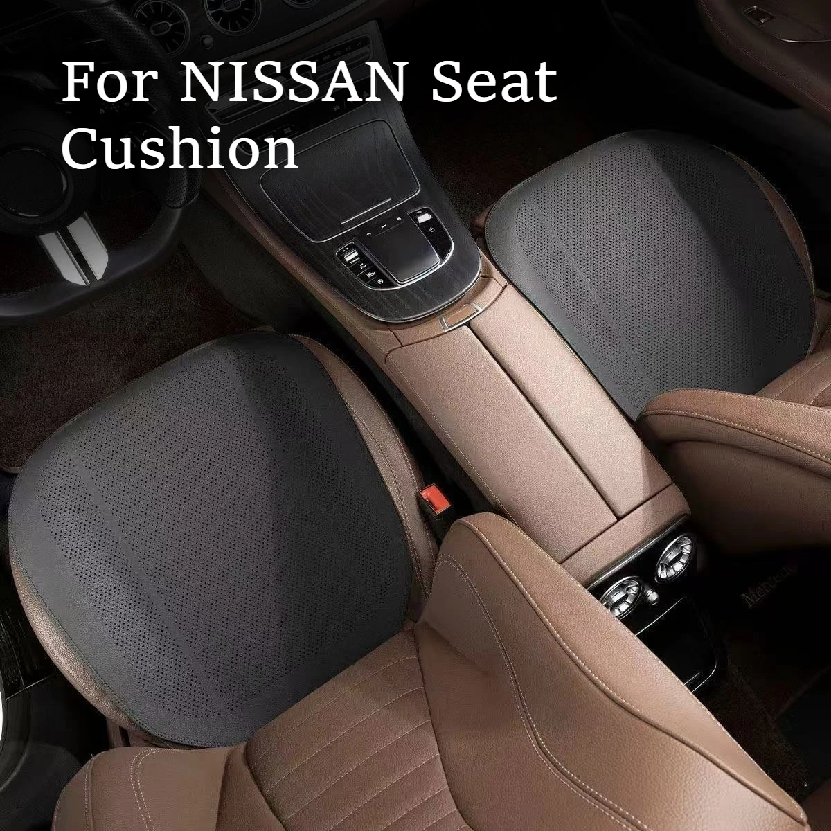 Nappa Leather Car Seat Cushion For Nissan Sylphy Qashqai Teana X-Trail Tiida Terra Murano Kicks All Season