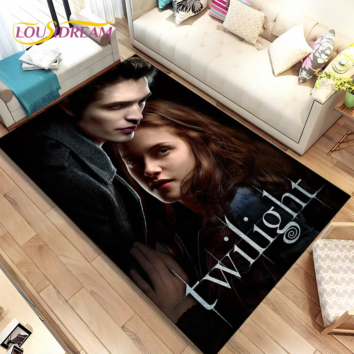 

The Twilight Saga HD Printed Area Rug Large,Carpet Rug for Living Room Bedroom Sofa Doormat Decoration, Kids Non-slip Floor Mat