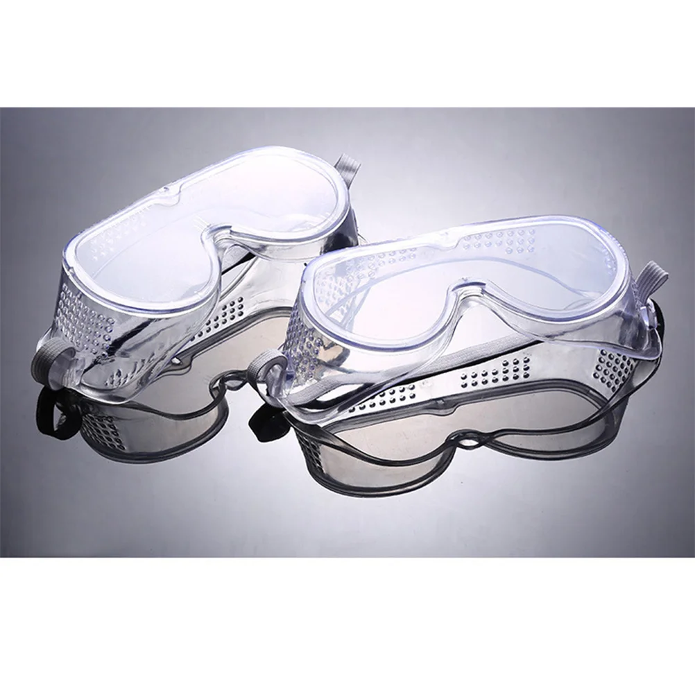 2pcs Multifunctional Windproof Glasses Unique Protective Glasses Transparent Porous Glasses transparent glasses