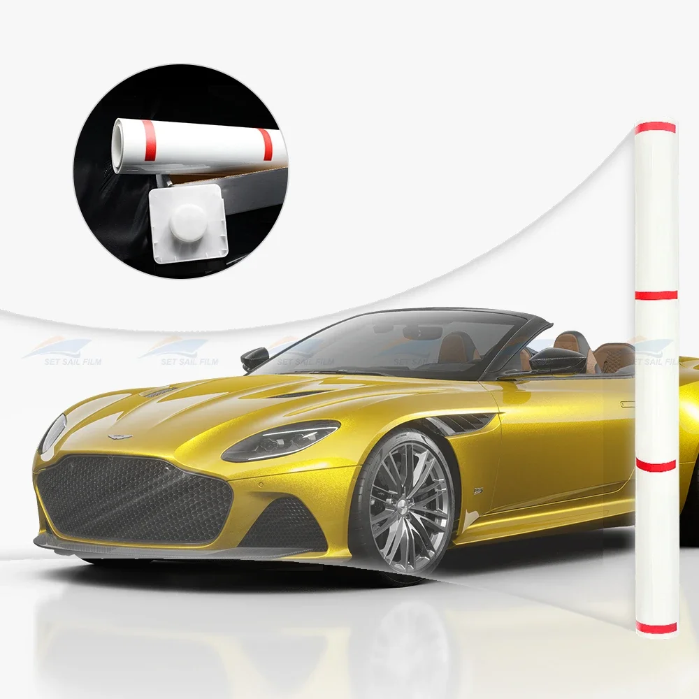 

2025 Transparent PPF Polyurethane Car Protective Film TPU Instant Self Healing Film Stain Resistant Gloss Paint Protection Film