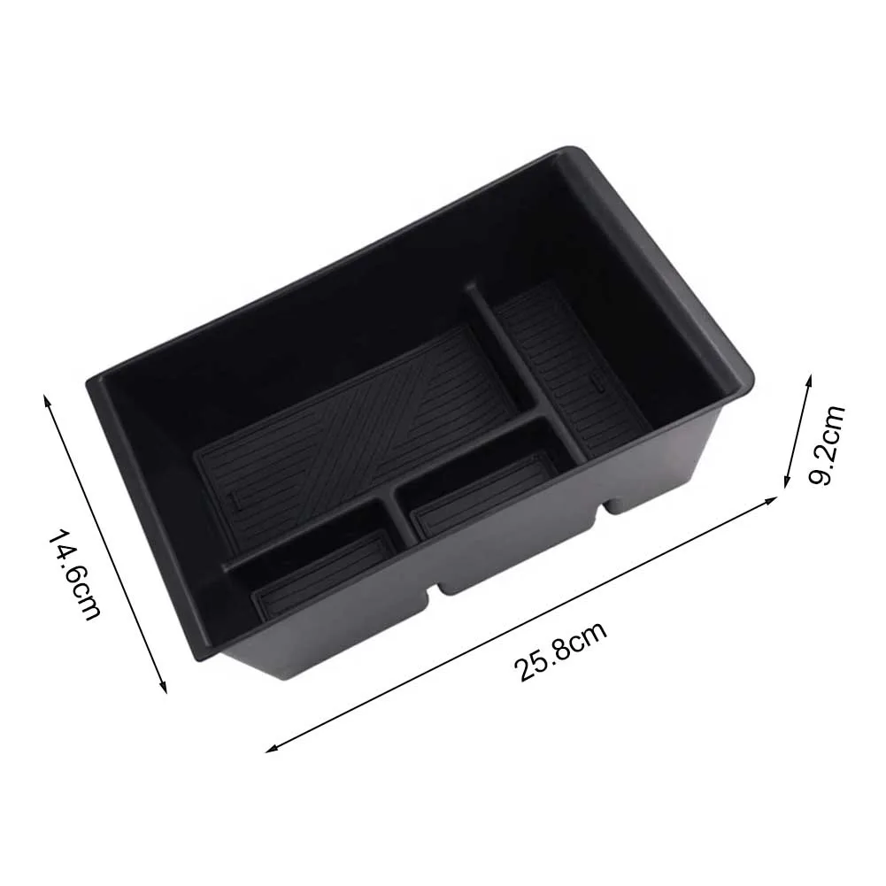 

Jaecoo J5 Accessory Car Armrest Storage Box ABS Material Armrest Location Non-Deformable Structure 25.8*14.6*9.2CM