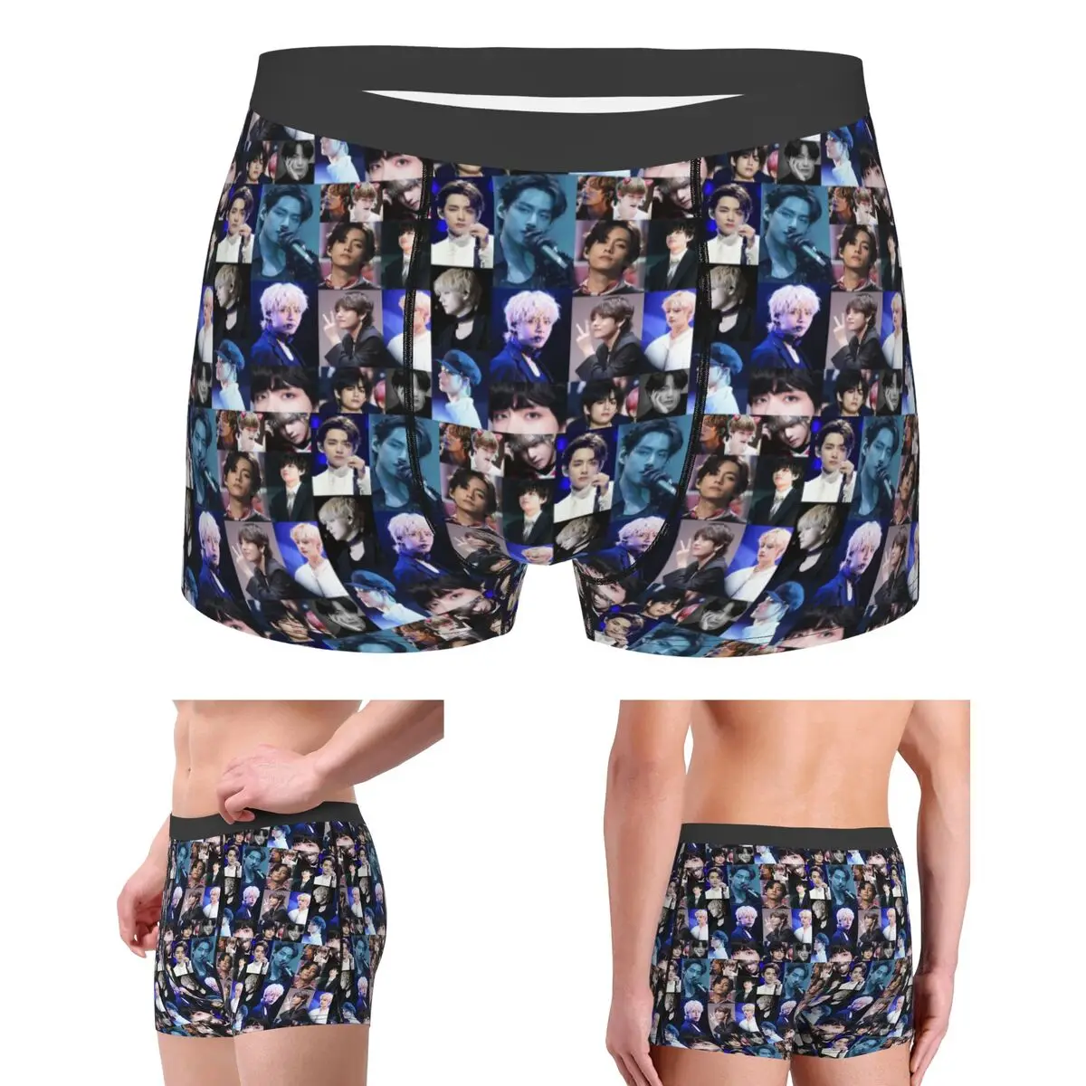 

Boxer Underpants Shorts Kim Taehyung Panties Men's Breathable Underwear for Homme Man Boyfriend Gift