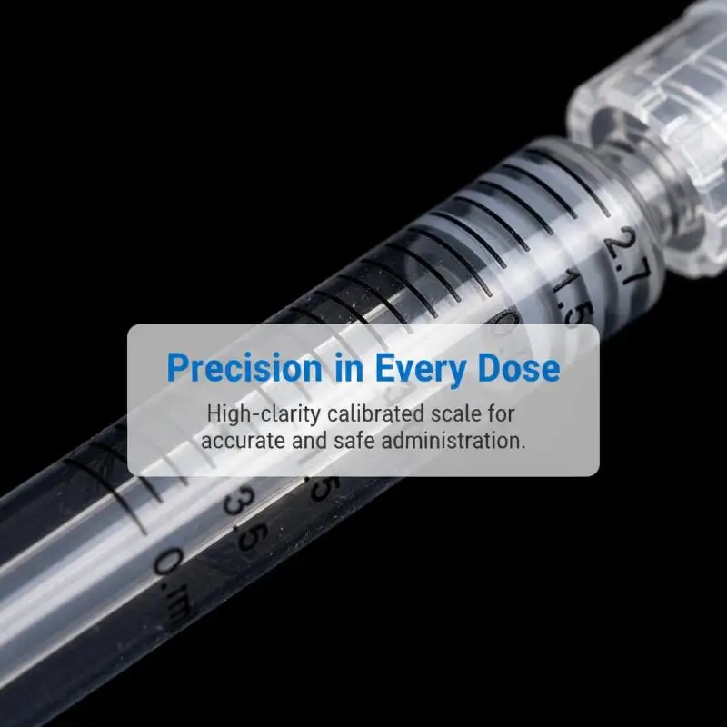 1pcs Glass Syringe Luer Lock Syringe Borosilicate Glass Prefillable Syringe