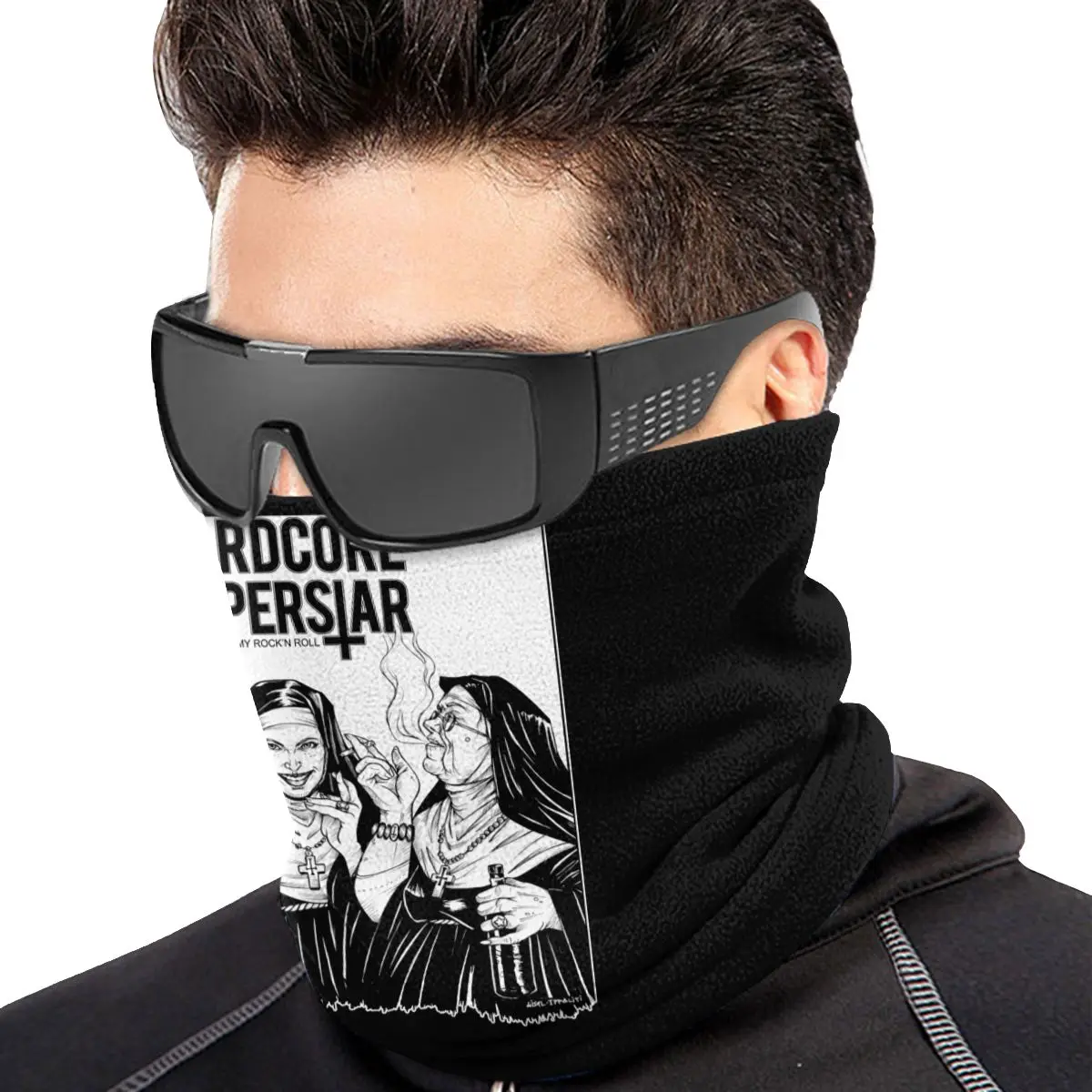 Hardcore Superstar Yckmrnr Album Weis Microfiber Neck Gaiter Bandana Scarf Warmer Hunting Outdoor Sports