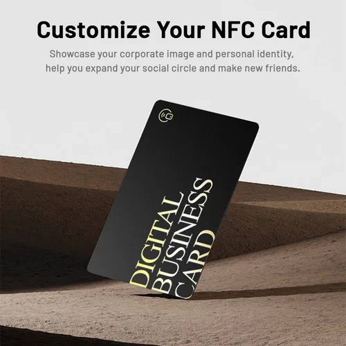 Imagen 1 del producto Tarjeta de reconocimiento Social sin contacto NFC de negocios Digital, tarjeta de visita NFC, lectura rápida, tarjeta NFC Ntag 215