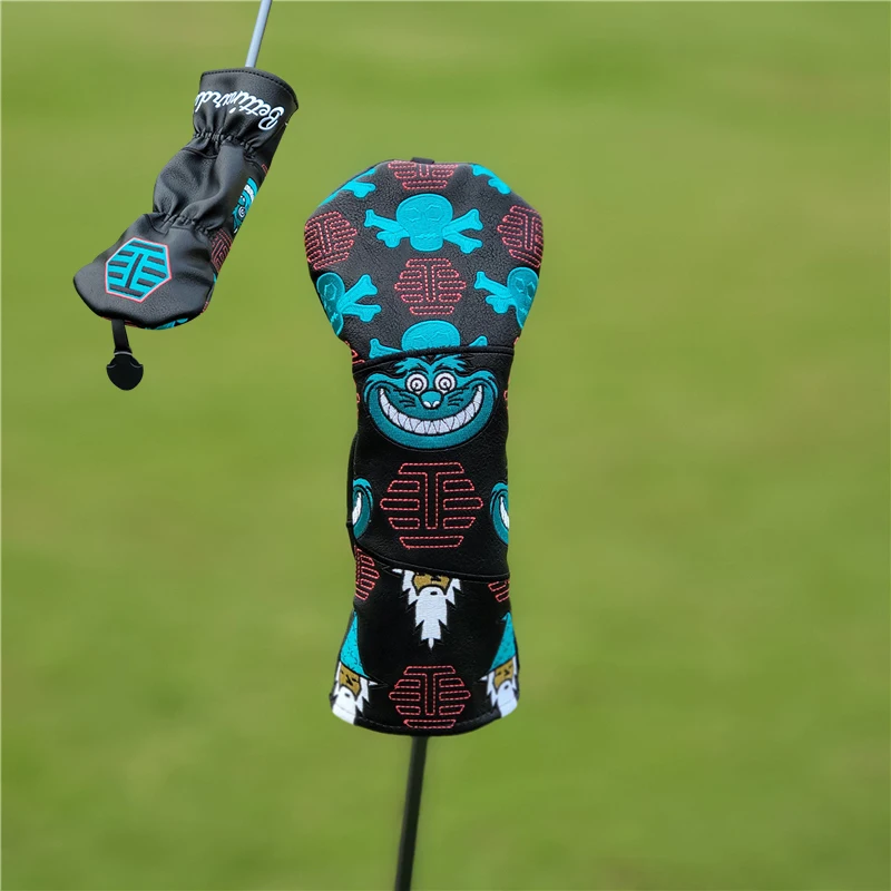 Advanced Embroidery  Golf Club Head Cover Fist Most Golf Clubs Set For Driver Fairway Hybrid Putter Covers