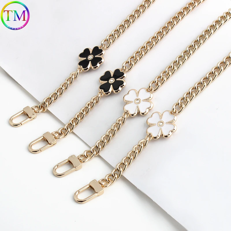 30.5-61CM Metal Bag Chain Strap Lengthening Hanging Crossbody Chain With O Ring For Necklace Jewelry Connector Chain Accessories