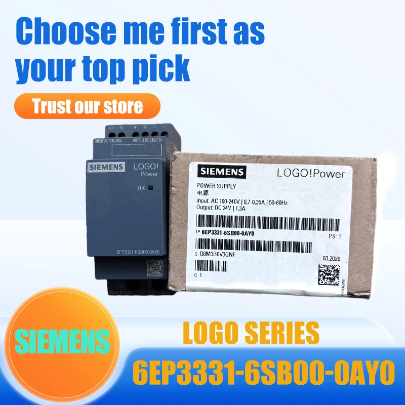 

Brand new original SIEMENS 6EP3331-6SB00-0AY0 6EP3331-6SB00-0ay0 LOGO stabilized power module