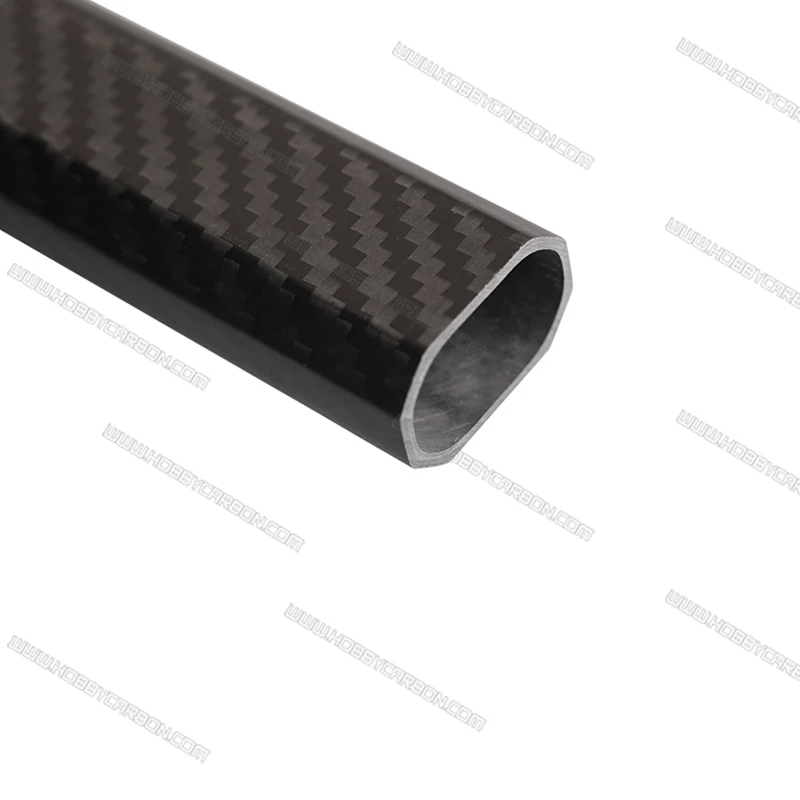 1 Piece/Bag 20*30*500mm 1.0mm Thickness Tiwll Matte 3K Carbon Fiber Octagonal Tube in Stock