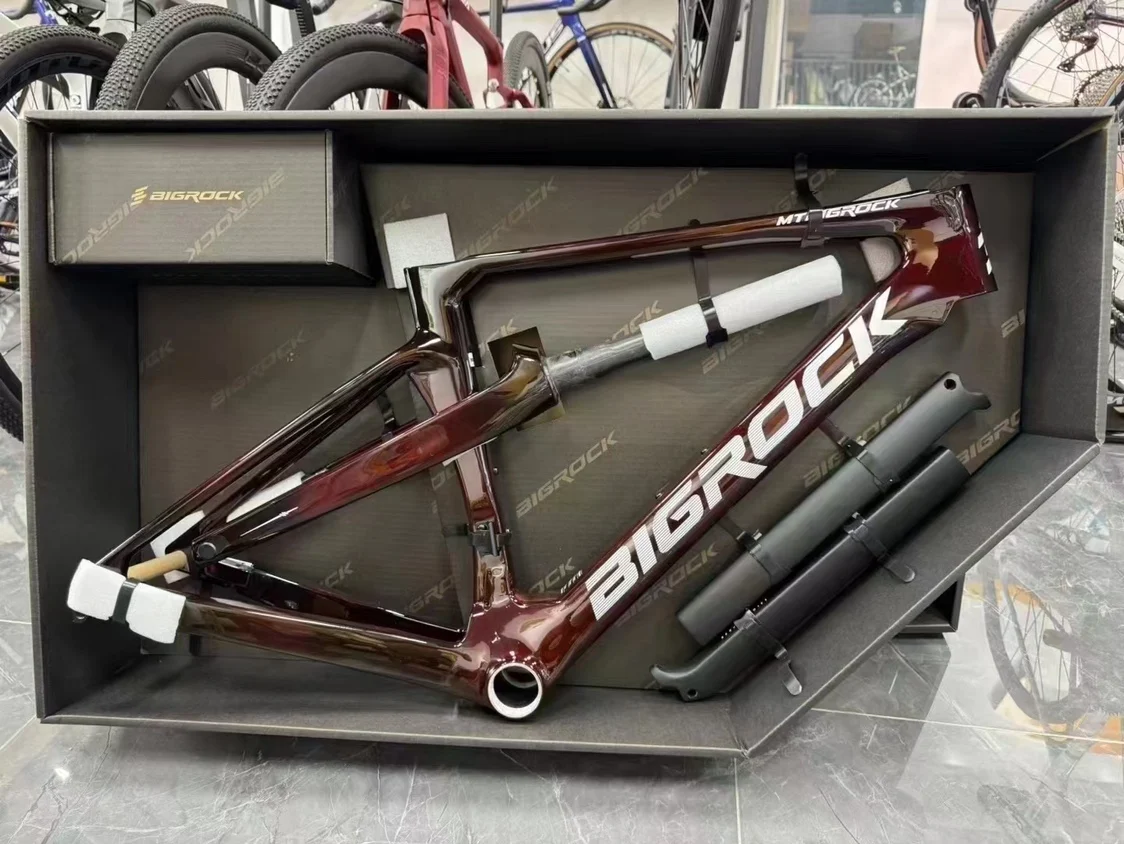 

Bigrock carbon frame Aero T1000 carbon road bicycle frame BB T47 disc brake frameset with Seat Tube Mechanical&Di2
