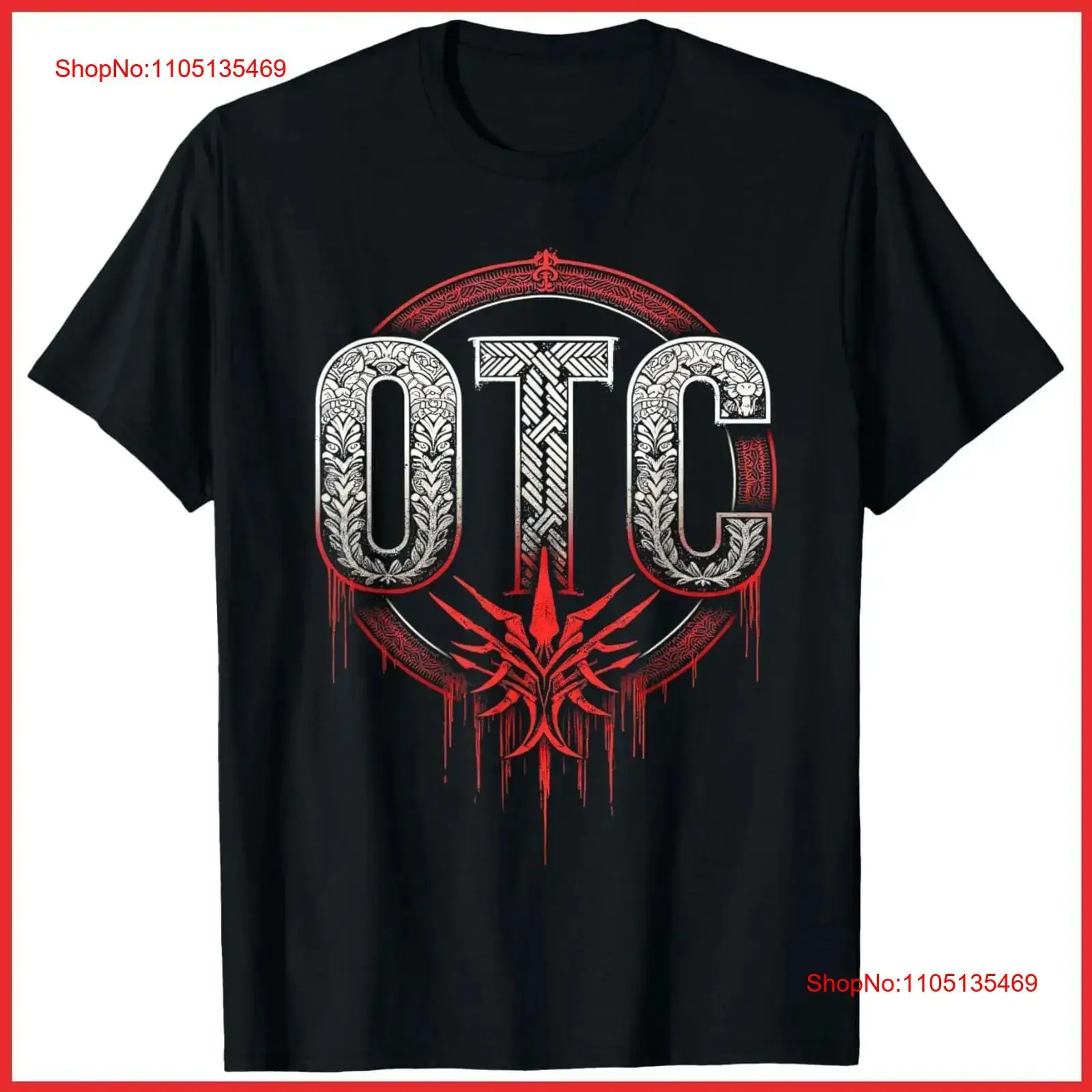 OTC Bloodline Roman Wrestling Fan Black Cotton T Shirt S 5XL vintage Washed homme designer clothes Unisex Stretched