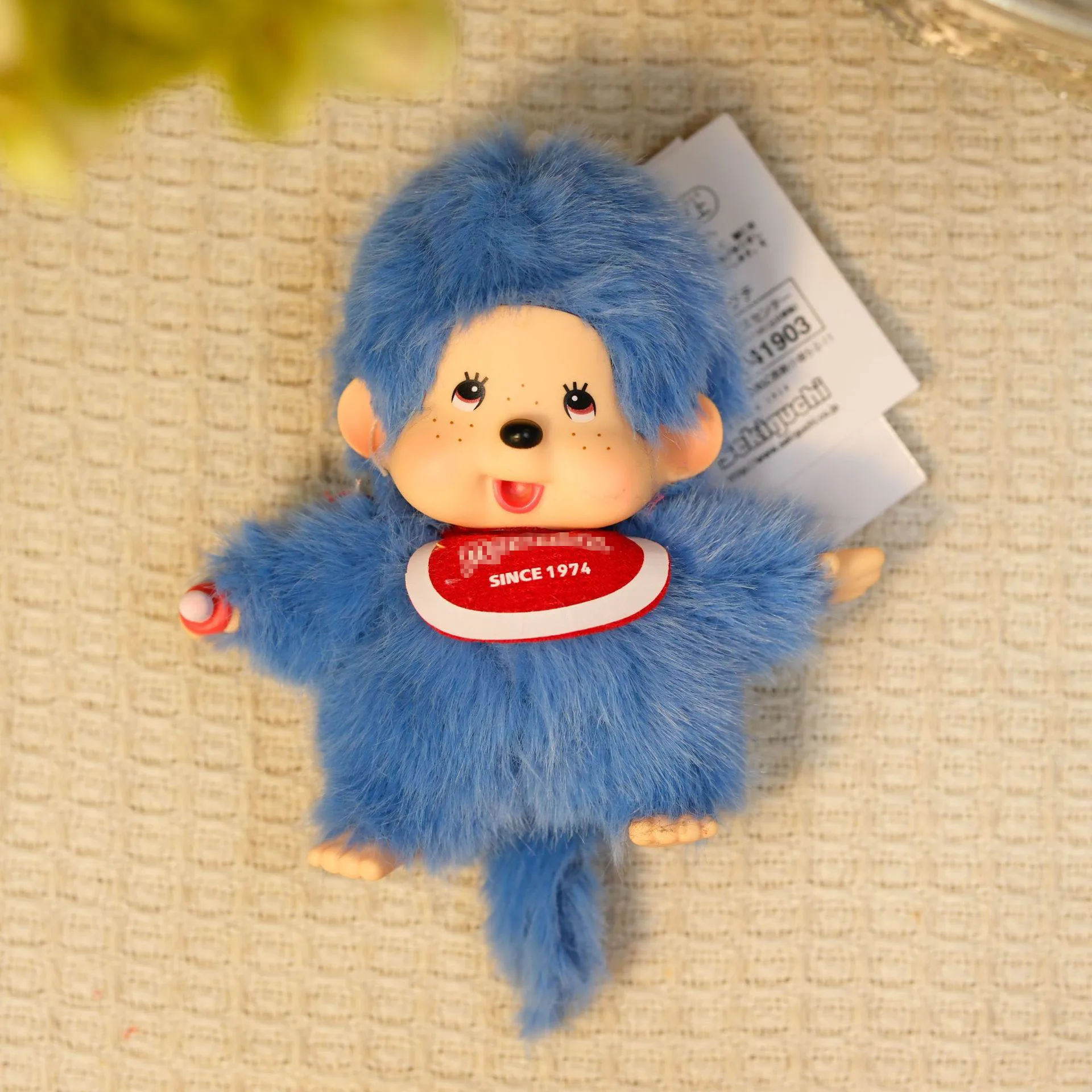 Mengqiqi Cartoon-Plüschpuppe, niedlicher Schultaschen-Anhänger, kreativer Auto-Schlüsselanhänger, personalisierte Animation, peripheres Weihnachtsgeschenk