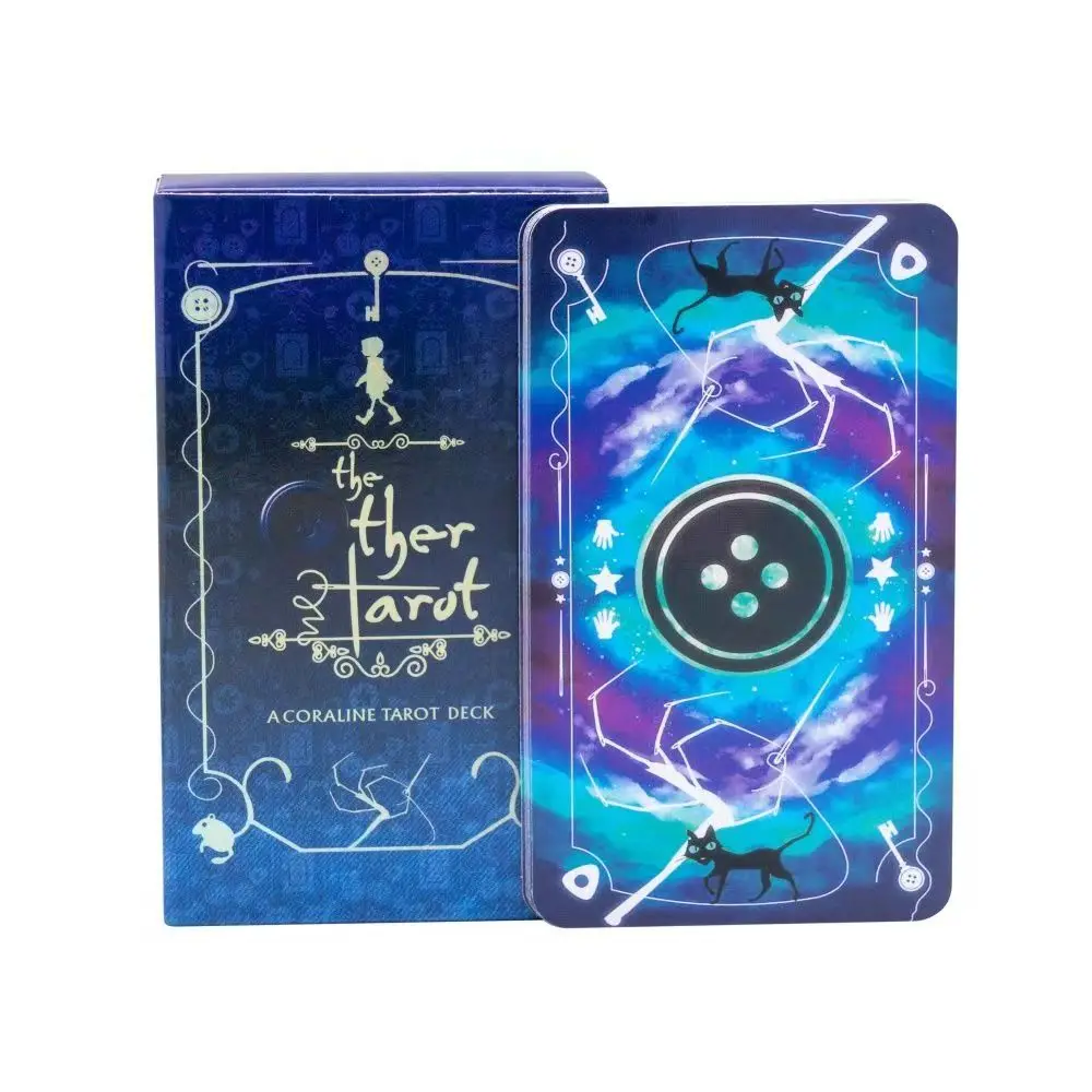 The OTHER Tarot 78 Pcs Tarot Cards Based on Rider System The Key That Opens The Door To The Coraline World 10.3*6cm