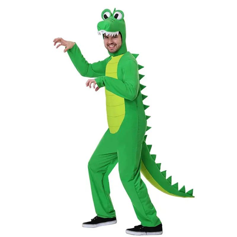 

Halloween Costume Carnival Children's Day Stage Performance Cosplay Adult Male Crocodile Dinosaur Clothing Dragon Cosplay