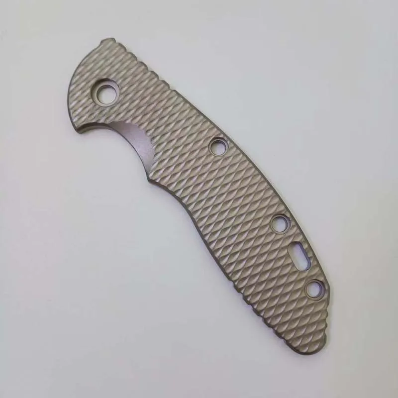 

New 1PC Custom Titanium Alloy Knife Handle Scale for Rick Hinderer XM18 3.5 Knives DIY Accessories