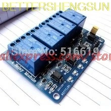 

Blue 4-Channel 5V Relay Module Low Strigger For PIC ARM DSP AVR MSP430