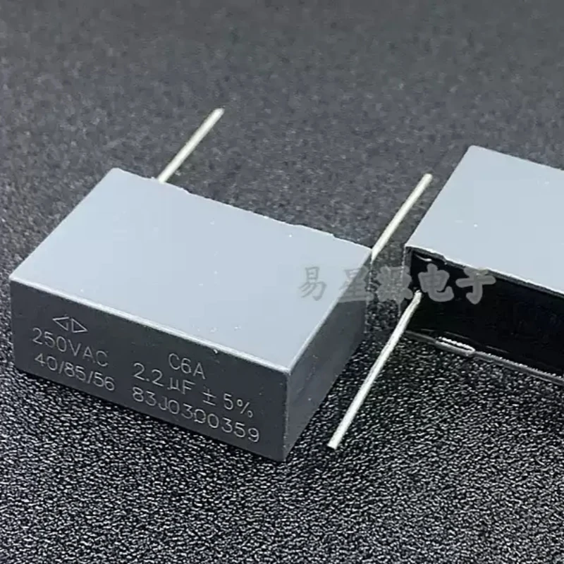 

2.2UF 250VAC Xiamen Farah 250VAC225 2U2 C6A Fever Capacitor Safety Standard Capacitor