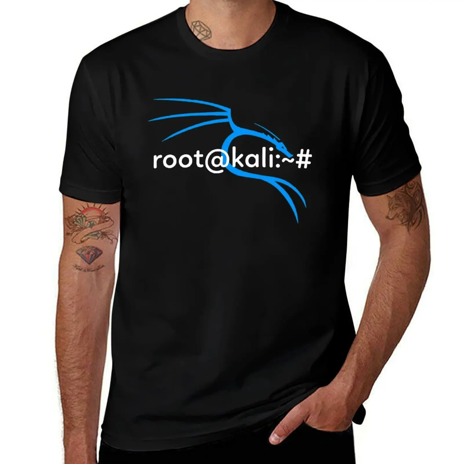 

Kali Linux Root User T-Shirt Casual Everyday Short Sleeve T-Shirt