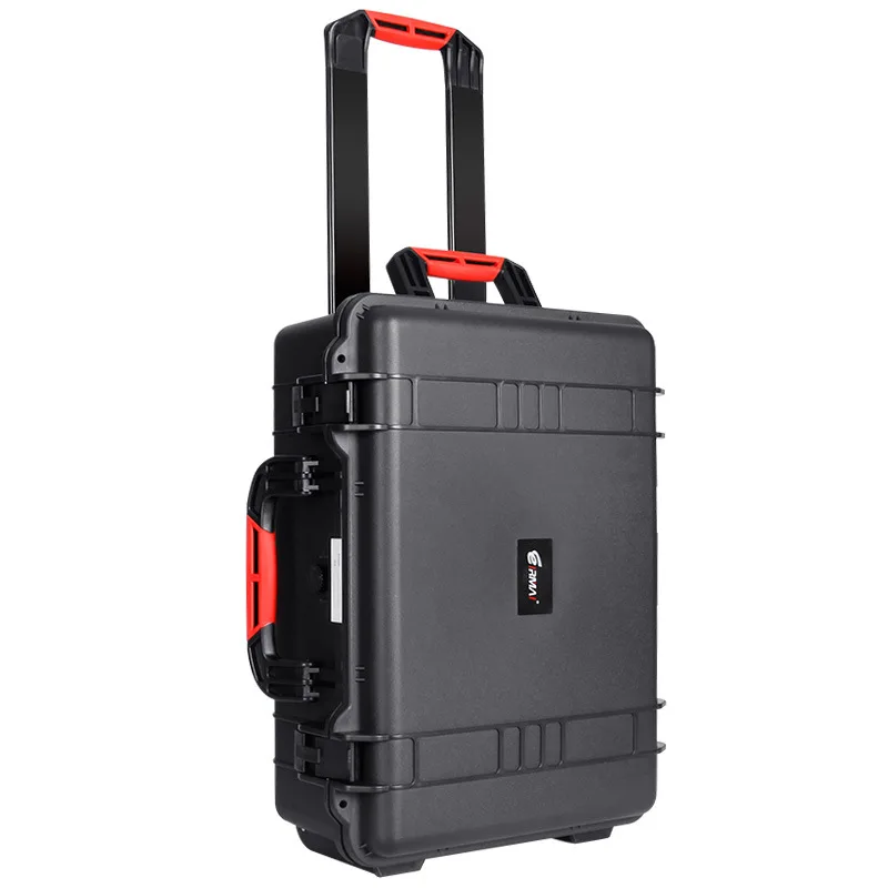 NEW SLR Camera Trolley Case Photographic Equipment Suitcase Camera Lens Shockproof Sponge Padded Inner Protective Box R600601