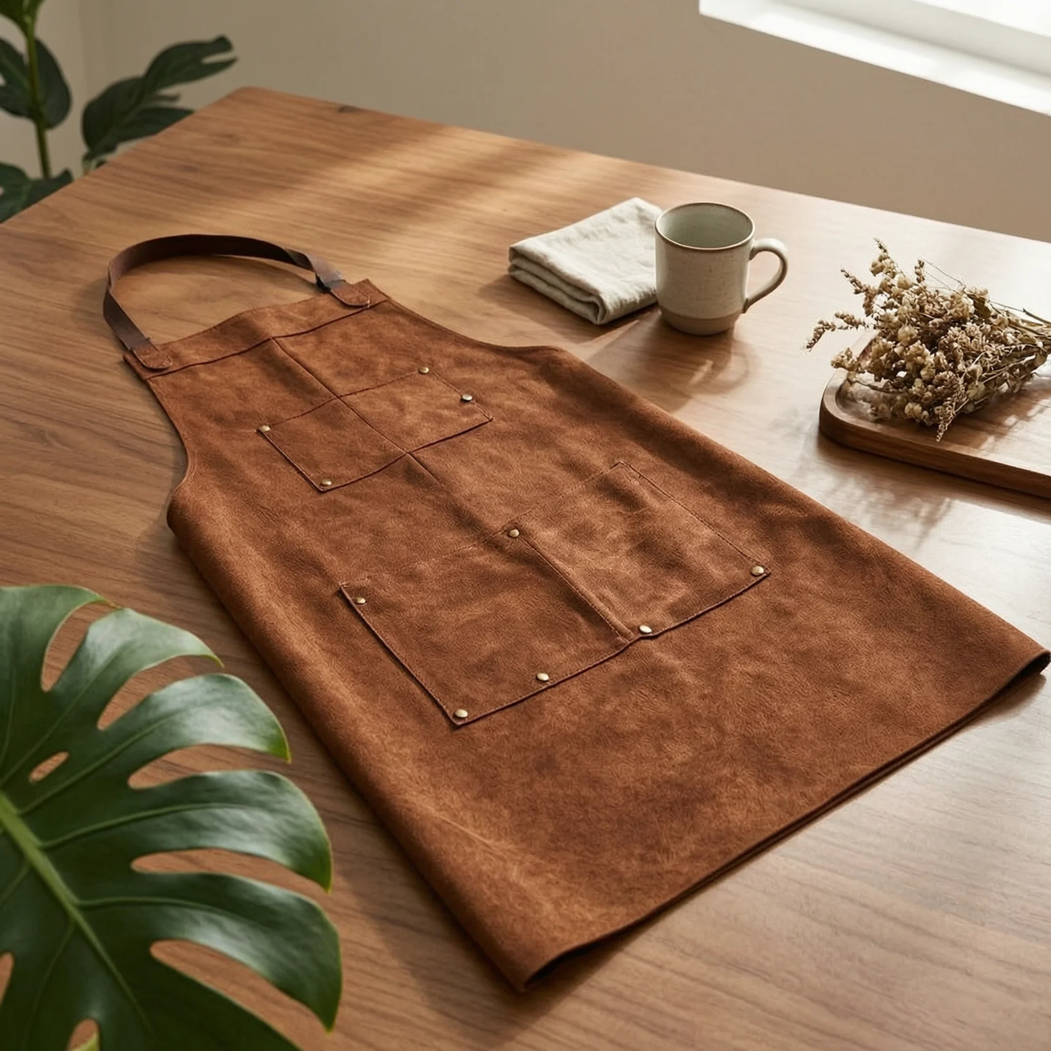 Leatherwork Apron - Delantal de Trabajo de Cuero, Delantal