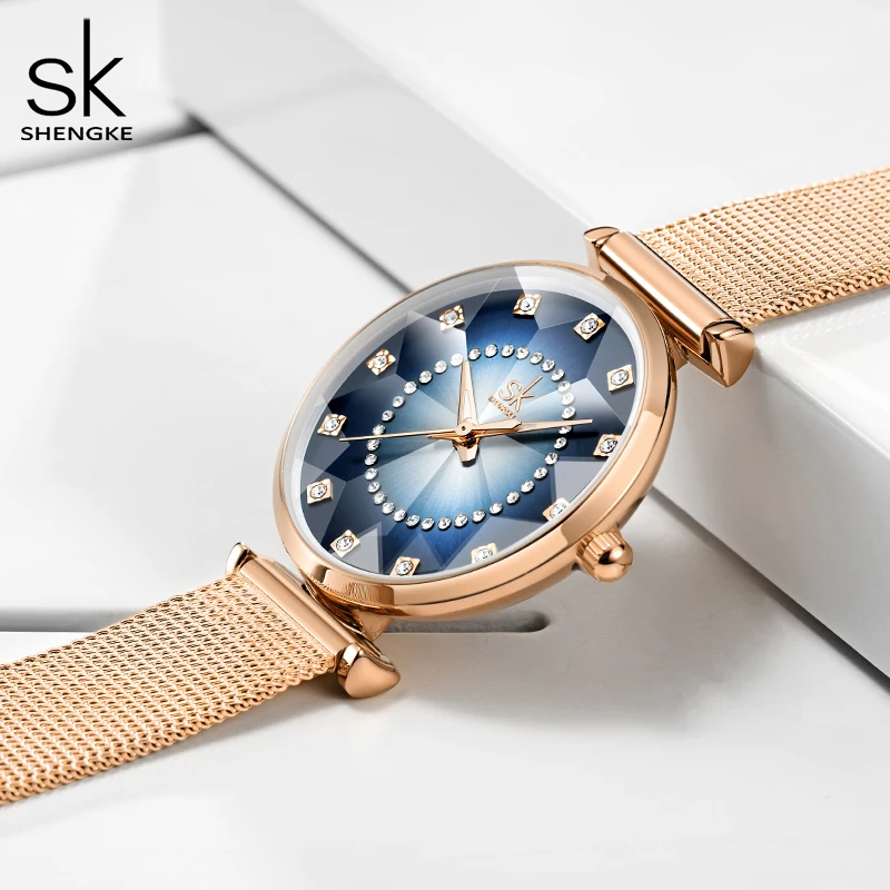 Shengke Fashion Watches For Women Ladies Luxury TOP Brand Woman Quartz Wristwatches Female Gifts Watch Reloj Mujer Dropshipping