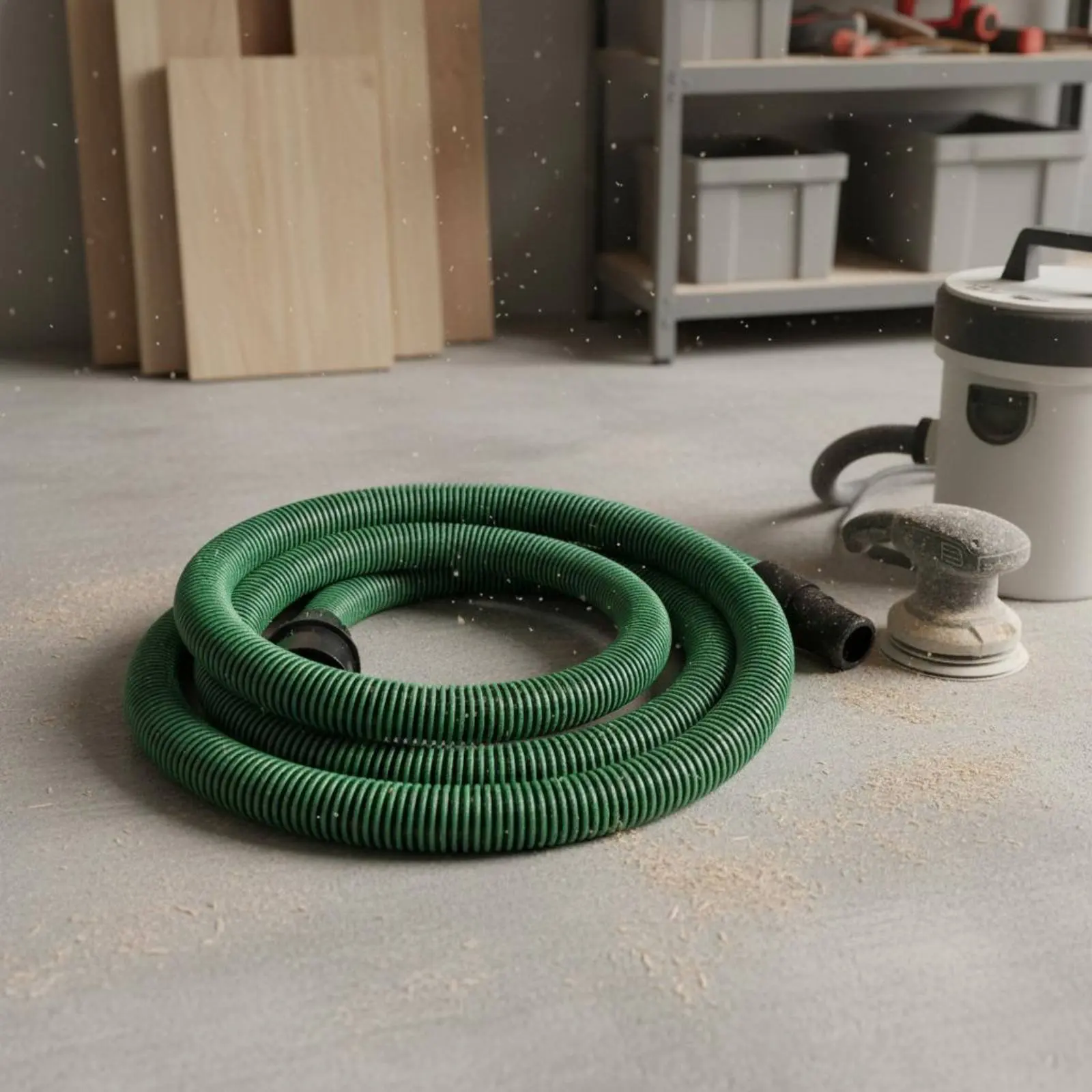 

Corrugated Vacuum Hose Universal Fit Anti-Static Dust Hose for Sanding, Workshop
