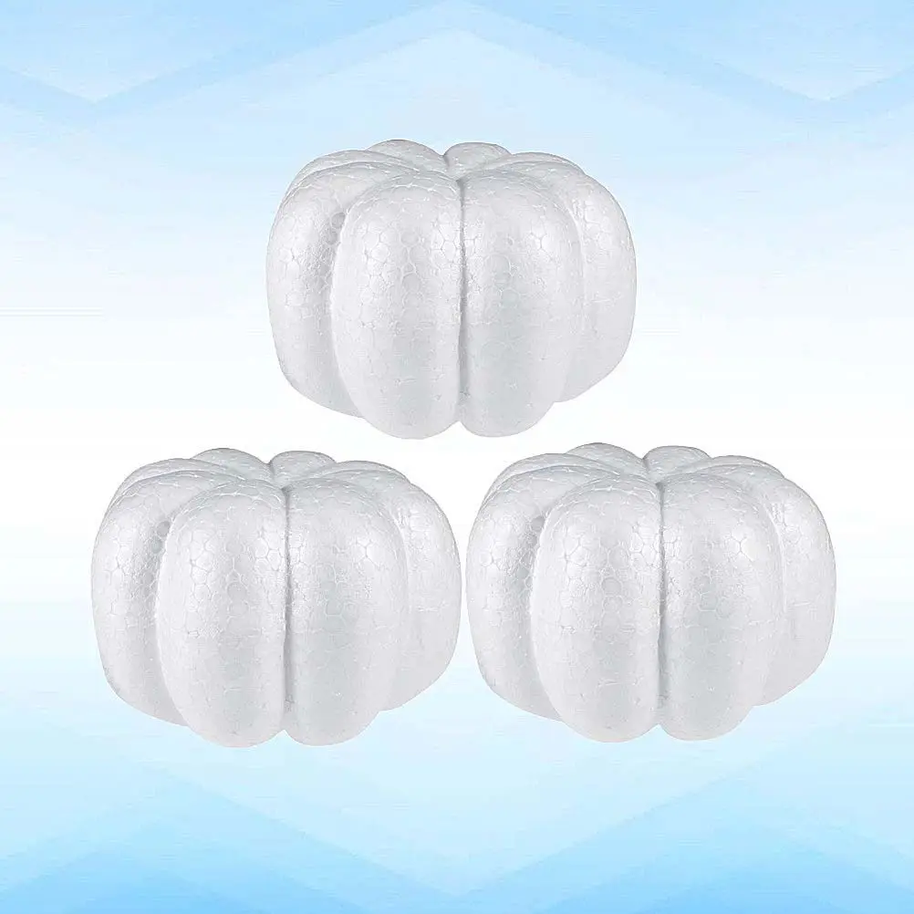 

Набор из 1 шт. имитационной тыквенной формы, белая, диаметр 13 см, премиум-класса, для декоративно-прикладного искусства, Хэллоуина, осени, Дня благодарения, для DIY-росписи, реквизит