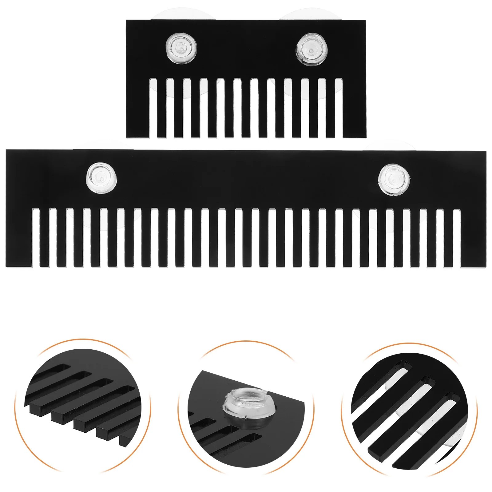 

2Pcs Acrylic Fish Tank Overflow Comb Aquarium Comb Prevent Fish Shrimp Sucked Overflow Box Aquarium Accessory