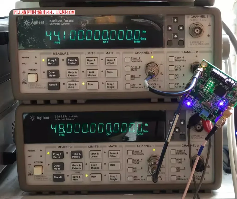 44.1k/8.4672M/10M Input 44.1K-33.8688M Output, PLL Board,