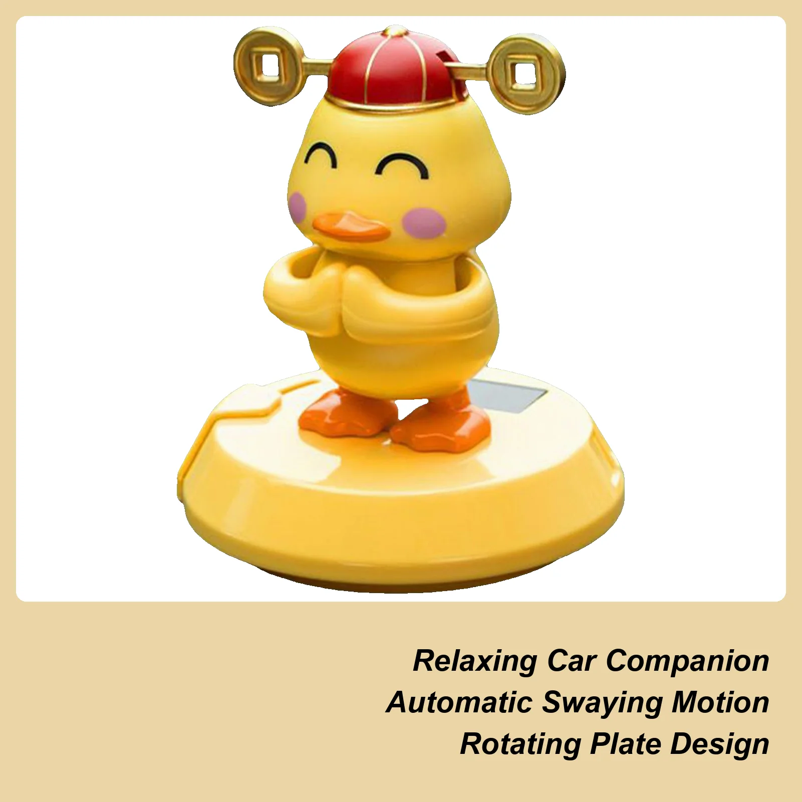 

Танцевальные фигурки на солнечной энергии, желтая утка, декор приборной панели автомобиля, фигурки качающих танцоров с парковочным номерным знаком для внедорожника, автофургона, седана