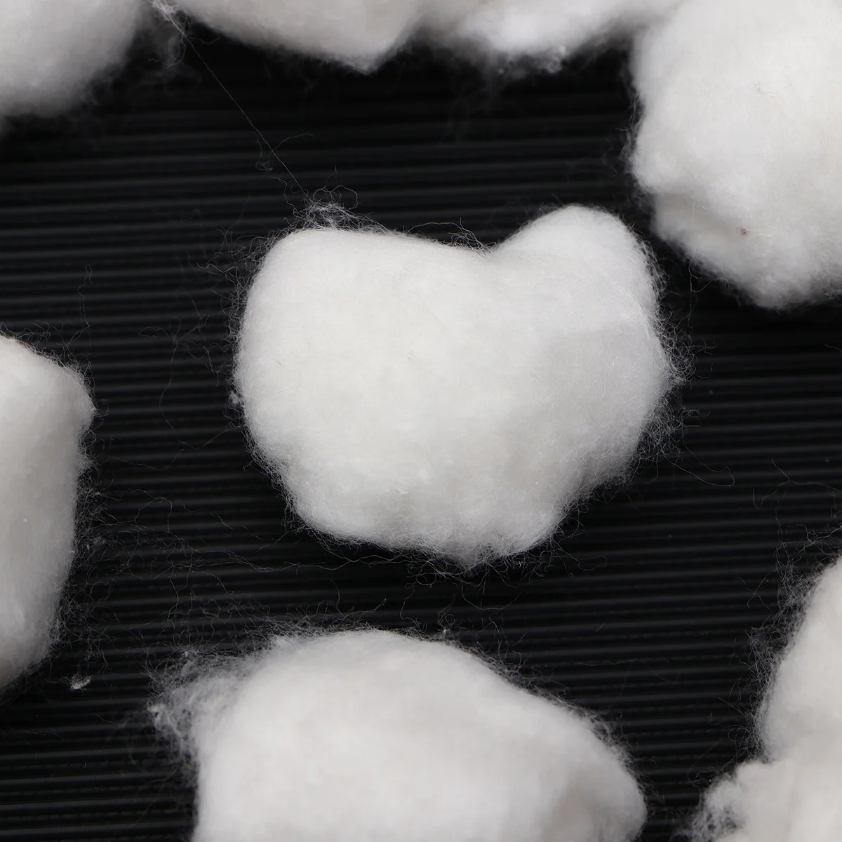 Boule de coton pur démaquillante, 5 paquets, boule de nettoyage du visage douce et absorbante, outil de maquillage blanc, accessoires pour soins de la peau, vernis à ongles