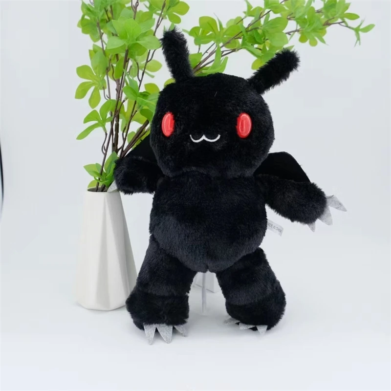 Mothman Plush 2026 New Soft Cuddly Doll Gothic Spooky Winged Monster Toy For Kids Teens Collectors Halloween Christmas Gift