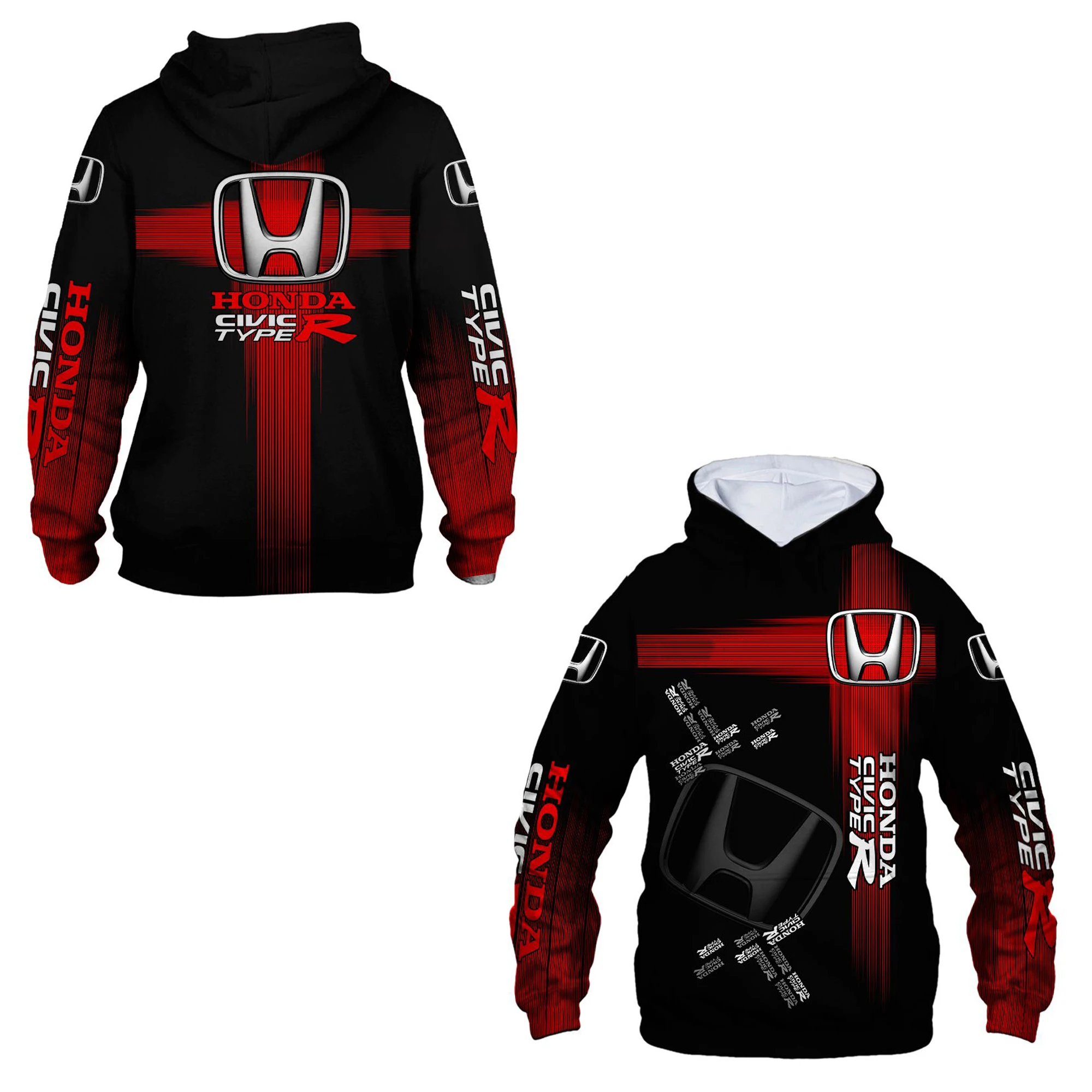 Honda Racing Hoodie Fashion 3D Printing Fashion Men's Hoodie Outdoor Sports Leisure Hoodie Honda Motorcycle Hoodie