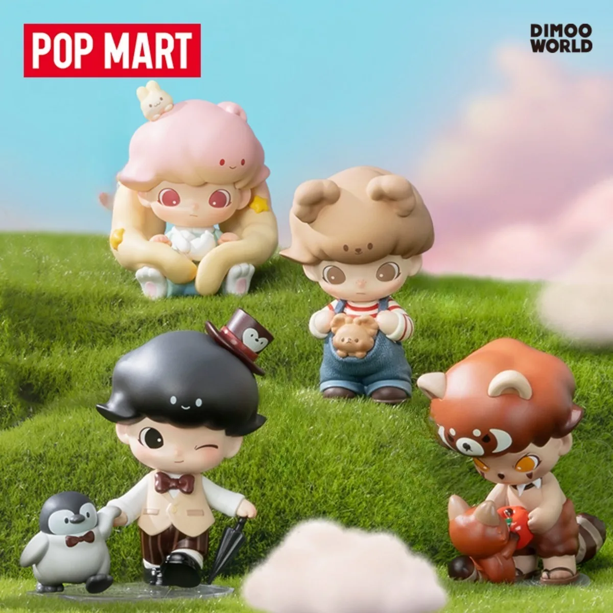 

POP MART DIMOO ANIMAL KINGDOM Series Figure Blind Box Cute Ornament Gift