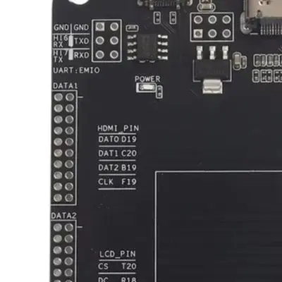 Unsoldered Ebaz4205 Base Board for FPGA Learning Projects with Support for Color Screen Display and Signal Debugging