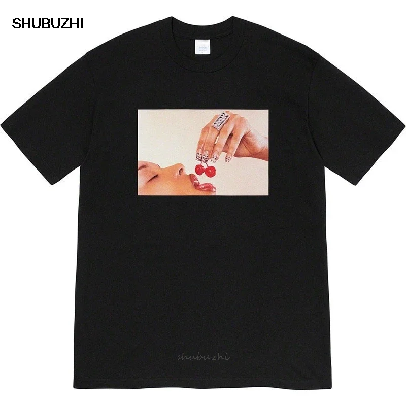 Cherry T-shirt Men Women Sureme Summer New HipHop Couples Tees  Cotton T Shirt Men