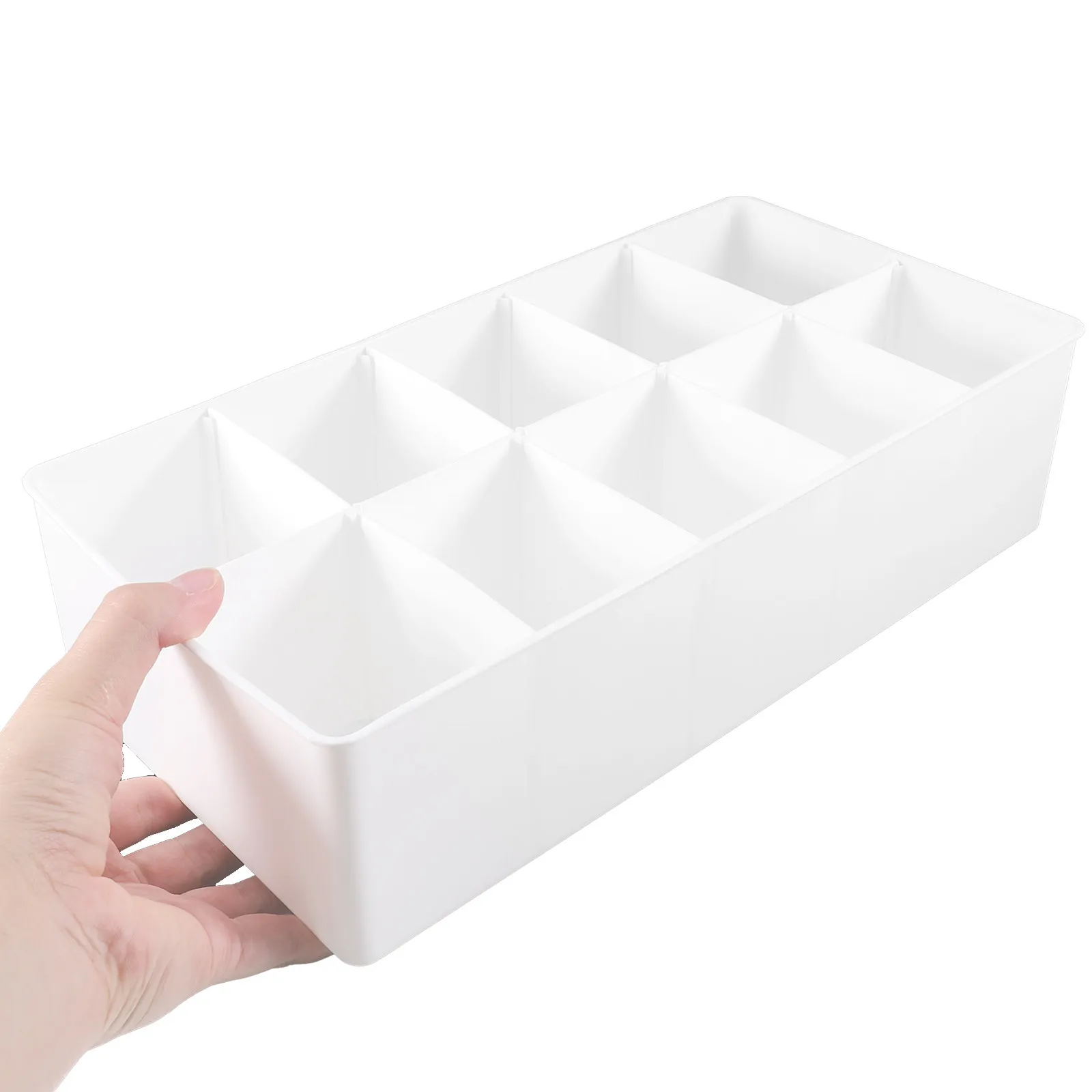 

Desktop Storage Box Multi-Grid Cash Organizer For Office Supermarket Classroom Bill Coin Holder Money Tray Portable