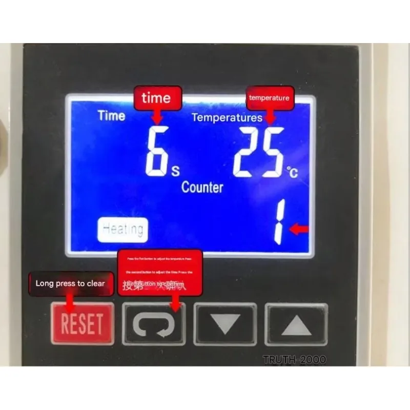 المصنع مباشرة 30*30 سنتيمتر محطة مزدوجة تي شيرت التسامي الطباعة تسميات الملابس المخصصة المطبوعة آلة نقل الصحافة الحرارة