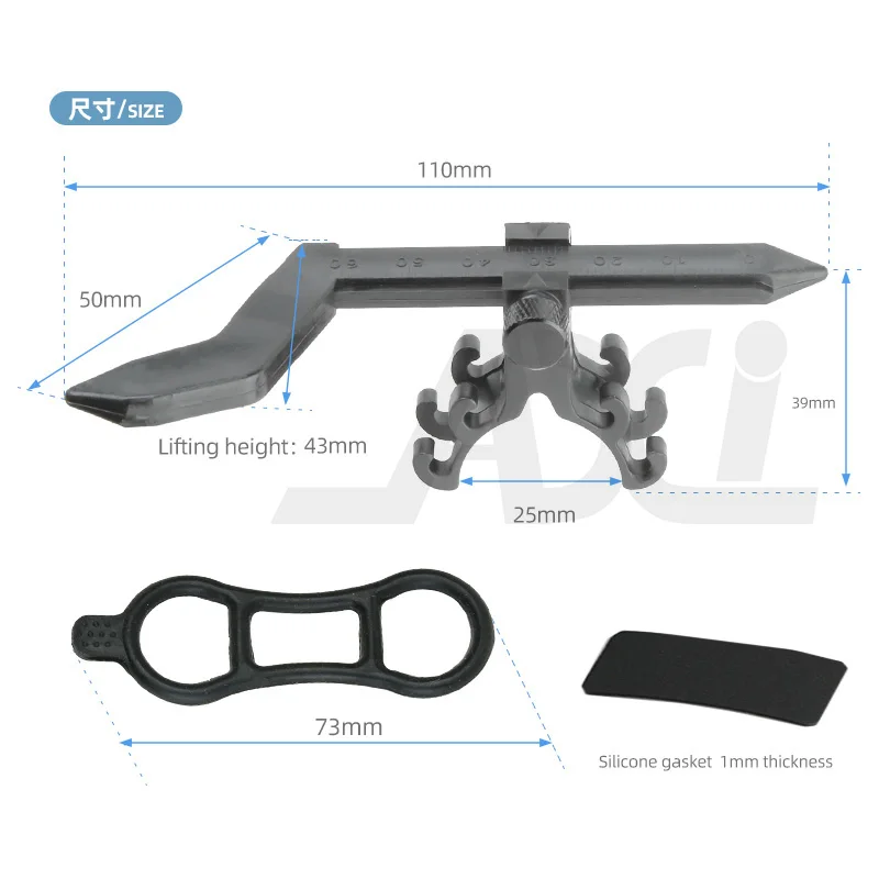 Bicycle Portable Installation Dial Indicator Mini Wheel Adjustment Tool Triple Tuning Applicable Wheel Set MTB Bike Rims Tools