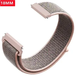 18MM Nylon Loop Band For Xiaomi Mi Smart Watch Straps Women Wristband Sports Bracelet For Garmin Vivoactive 4S/Venu 2s Correa
