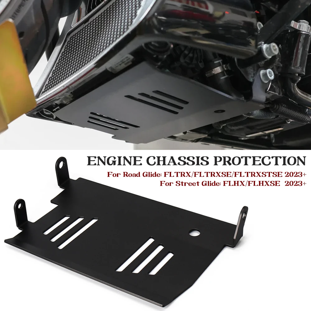 

Motorcycle Engine Chassis Guard For Street Glide Special FLHXSE CVO Road Glide FLTRXSE 2024 2025 Skid Plate Lower Protector