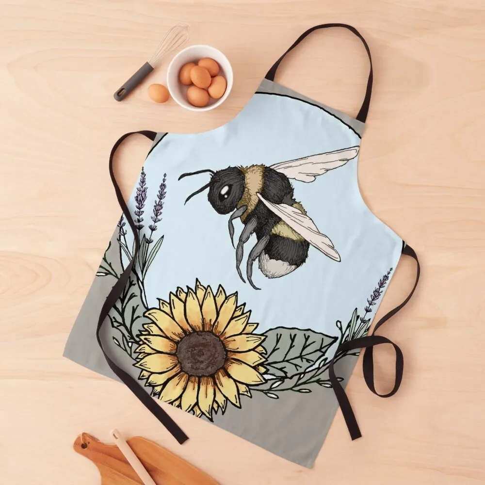 

Save The Bees Apron For Nail Stylist Things For The Kitchen for women with pocket Apron