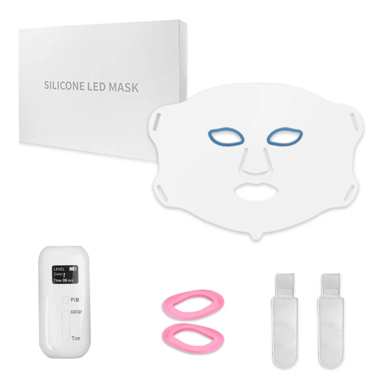 

Red Light Therapy Beauty Face Mask Led Therapy Mask For Home Use Infrared Light Face Mask 3 Colors