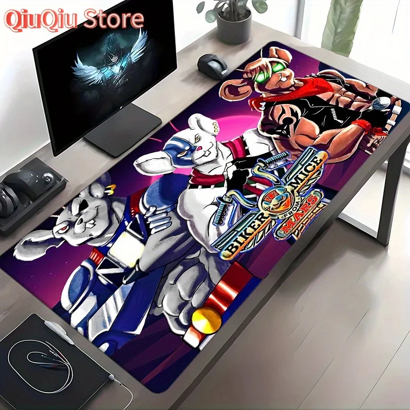 لوحة ماوس لراكبي الدراجات النارية من Mars 3، قاعدة مطاطية، حصيرة مكتب متينة غير قابلة للانزلاق مناسبة لتزيين الألعاب والمكاتب، مكتب هدايا مثالي #1
