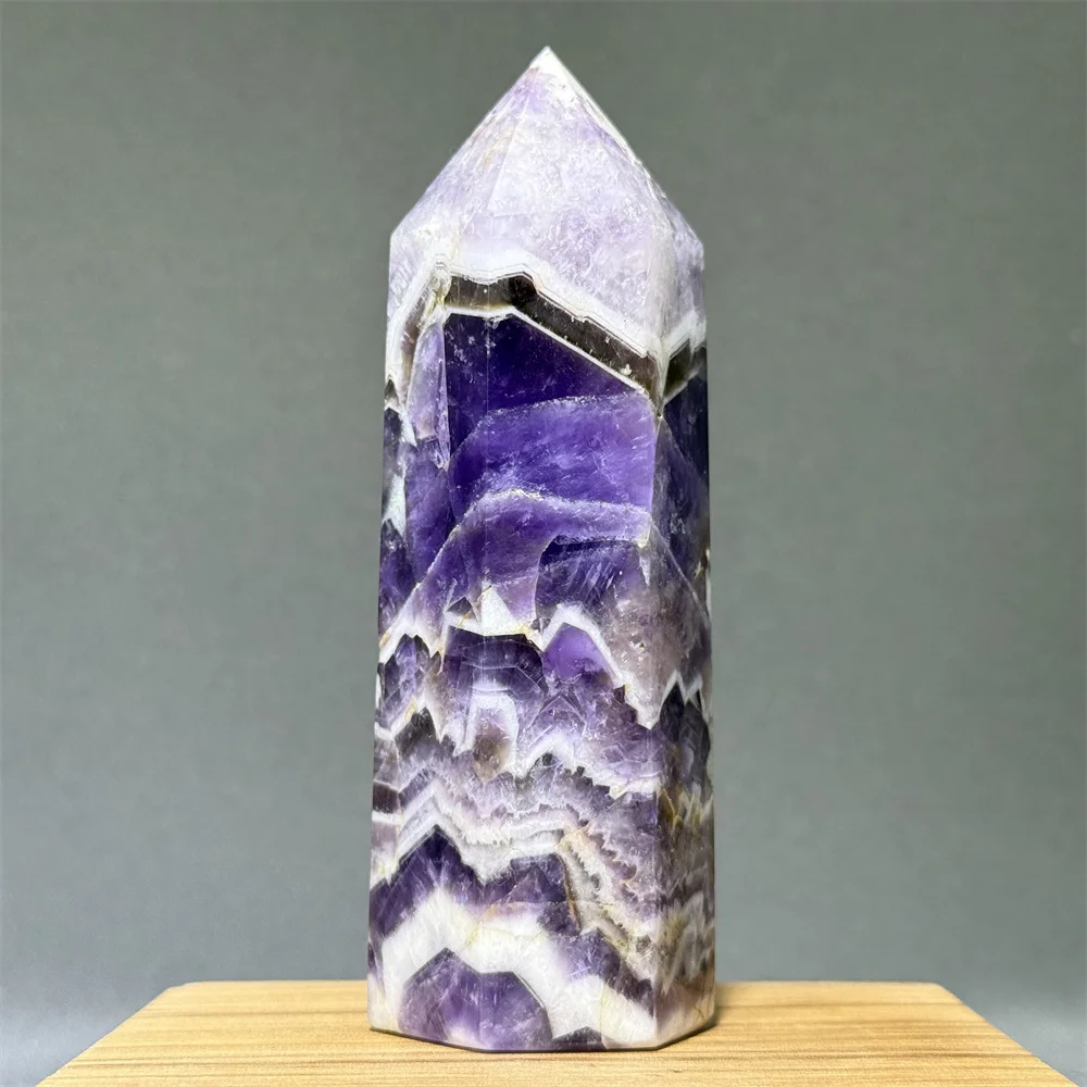 

Dream Amethyst Obelisk Natural Mineral Specimen Home Decoration Meditation Reiki Witchcraft Energy Tower