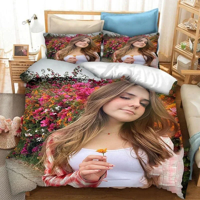 Exquisite 3D Print Piper Rockelle Bedding Set,Duvet Cover Comforter Bed Set Quilt Cover Pillowcase,King Queen Twin Size Boys Gir