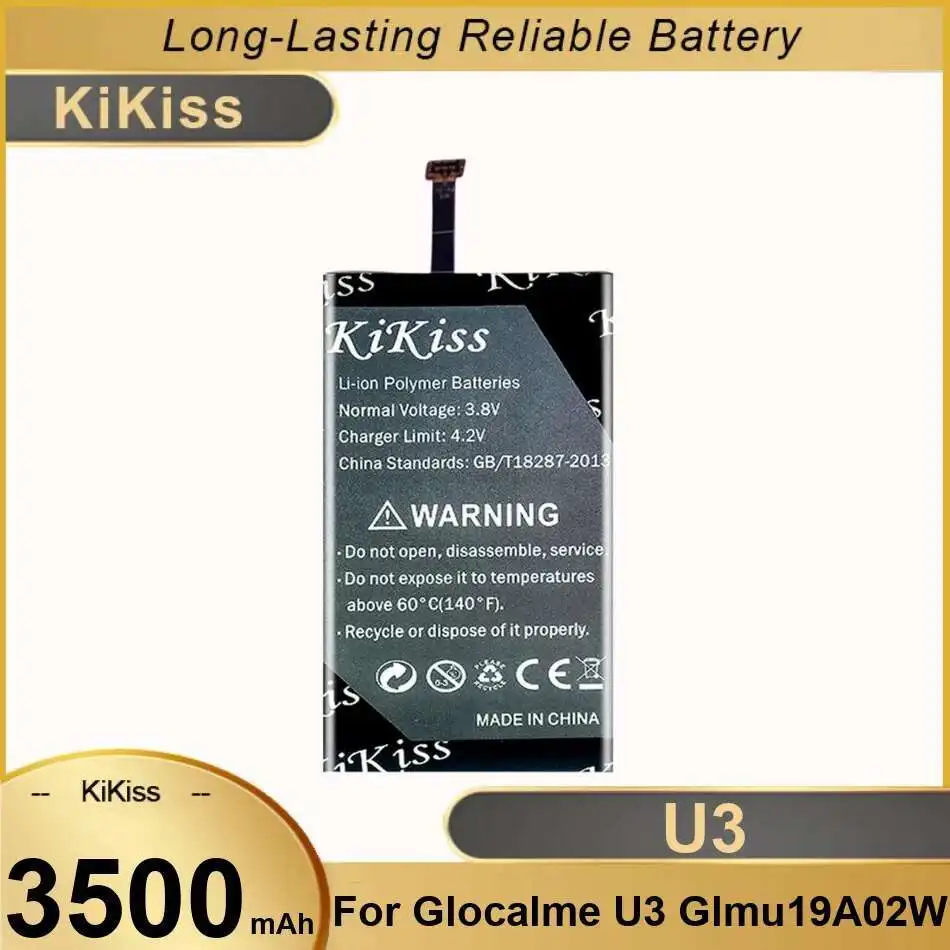 بديل ممتاز بقدرة 3500 مللي أمبير في الساعة لجهاز Glocalme U3 GLMU19A02W المحمول WI - FI بطارية صديقة للبيئة