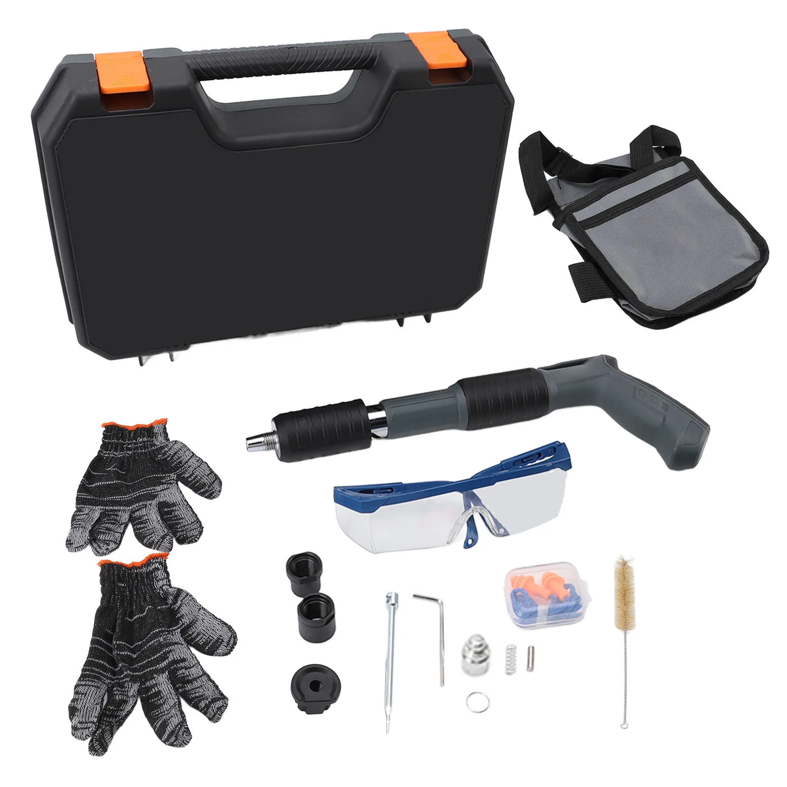 Nail Shooting Machine Manual Soundproof Portable Mini Wall Fastening Power Tool for Concrete Red Brick Wall